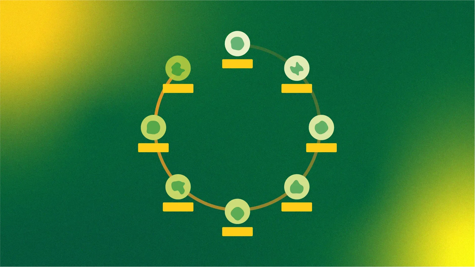 Abstracted diagram representing the fertiliser lifecycle