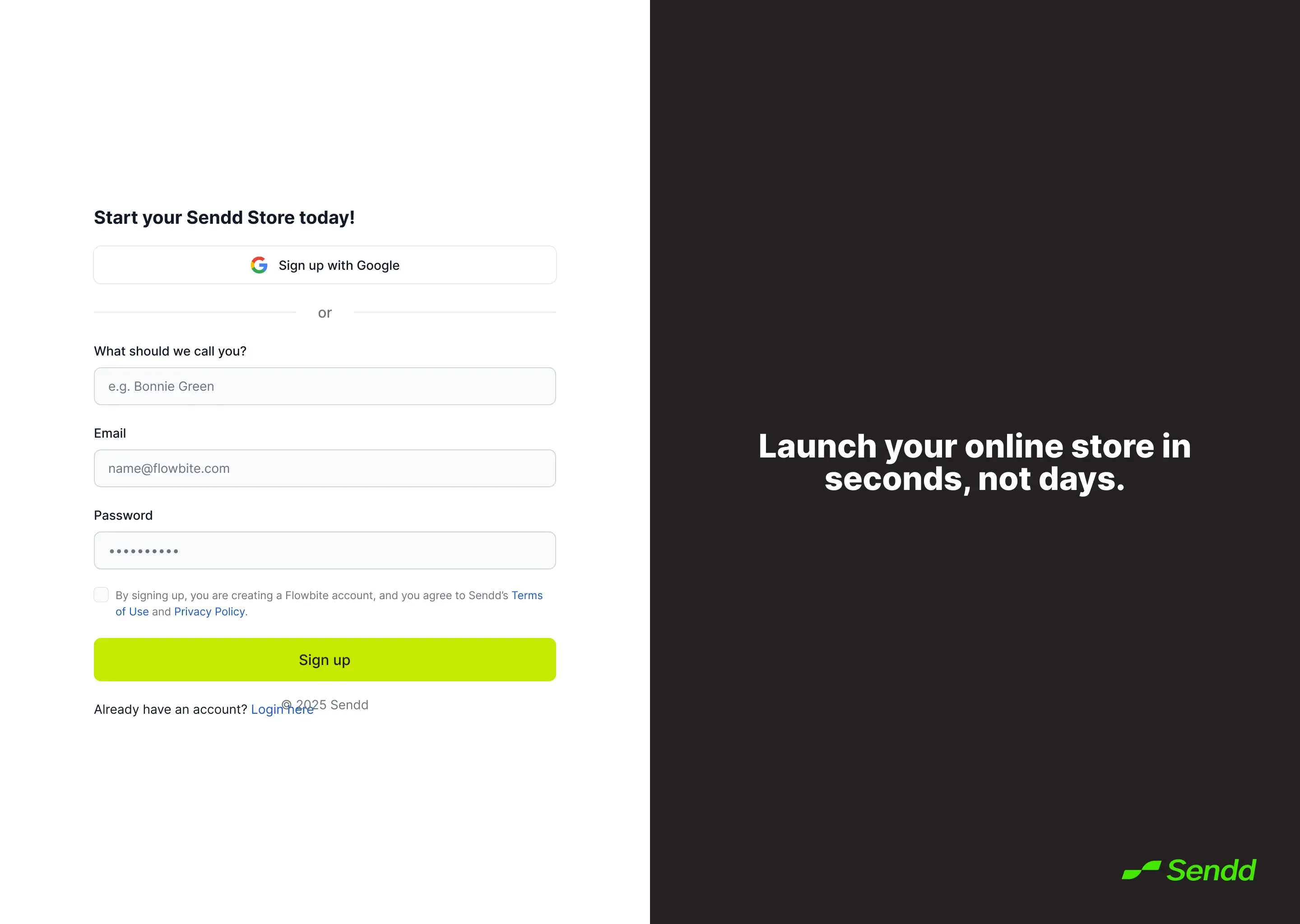 A wireframe screen of a branded sign-in page